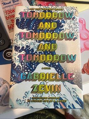 "Tomorrow, and Tomorrow, and Tomorrow" - Colorful Blue hardback book